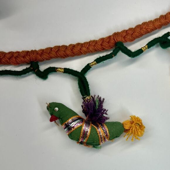 Handmade Indian Elephant & Bird Hanging Garland Beaded String Boho Set Of 2 - Picture 6 of 6